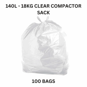 140 Ltr Clear compactor sack