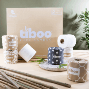Tibooâ„¢ 3Ply Individually Wrapped Bamboo Toilet Rolls â€“ 48 pack